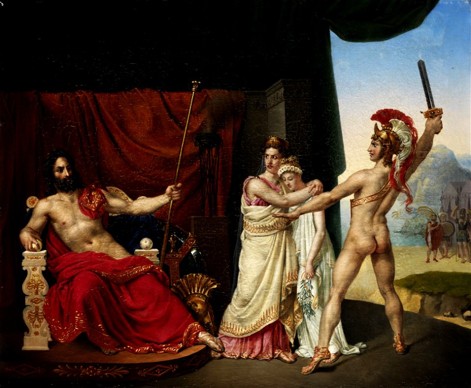 Abschied des Aeneas von Dido 19Jh