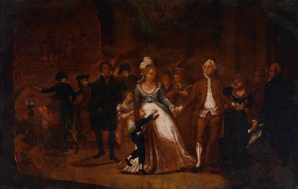 Abschied Louis XVI von seiner Familie