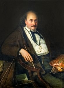 Académie des Jeux floraux Toulouse - Portrait de Lucien Mengaud par Barthélemy Chabou - Ca1860