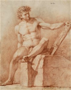 Academia masculina (Alegoría de la Escultura) by Mariano Salvador Maella