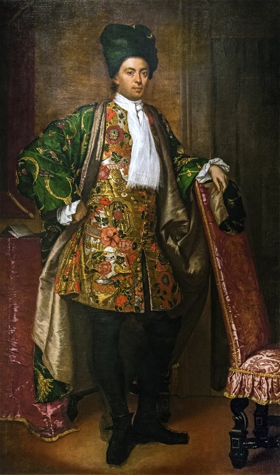 Accadamia- Portrait of Count Giovanni Battista Vailetti by Fra' Galgario