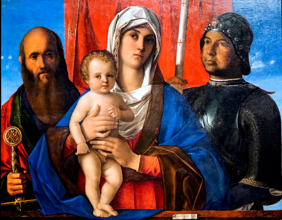 Accademia - Madonna col Bambino tra san Paolo e san Giorgio Cat610
