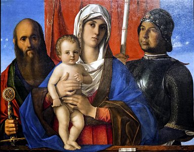 Accademia - Madonna col Bambino tra san Paolo e san Giorgio Cat610