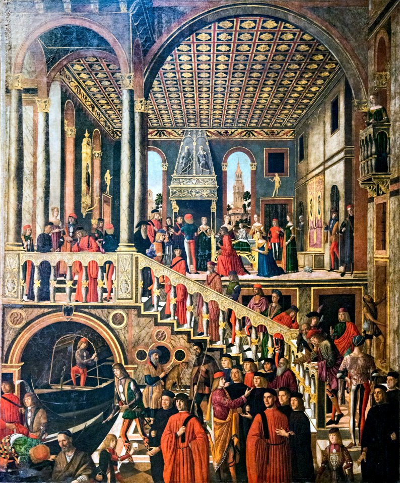 Accademia - Miracolosa guarigione della figlia di Benvegnudo de San Polo - Giovanni Mansueti Cat562
