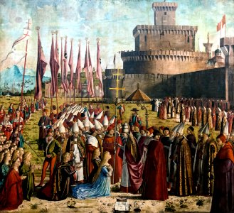 Accademia - Incontro dei pellegrini con papa Ciriaco - Vittore Carpaccio