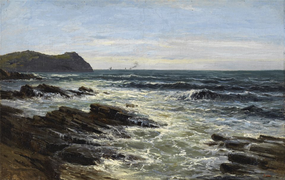 Acantilados (Guethary), por Carlos de Haes