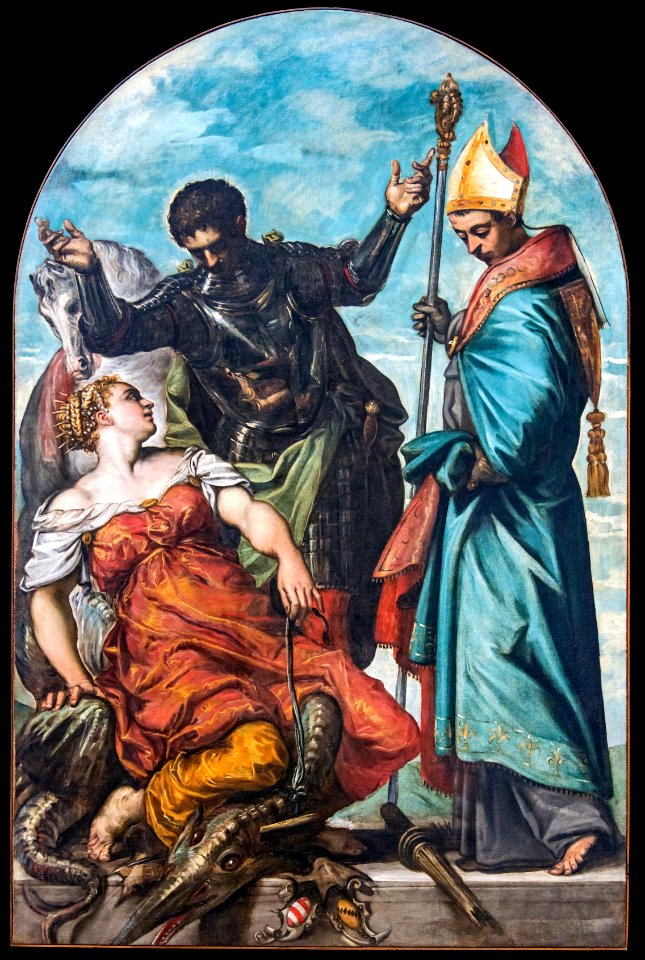 Accademia - San Luigi, san Giorgio e la Principessa - Tintoretto 899