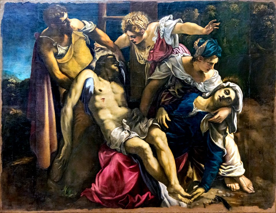 Accademia - Deposition by Tintoretto