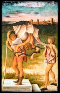 Accademia - Giovanni Bellini e Andrea Previtali - Quattro allegorie - menzogna. Free illustration for personal and commercial use.
