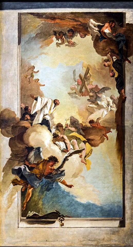 Accademia - Gloria di san Gaetano da Thiene by Mattia Bortoloni