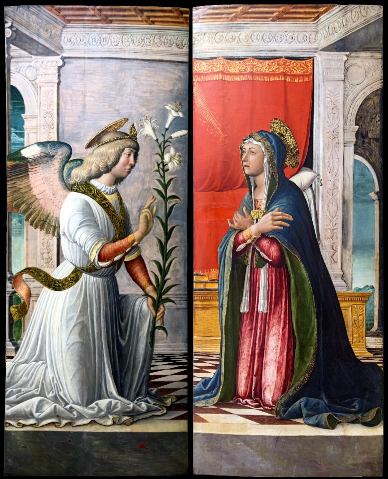 Accademia - L'annunciazione dell'Arcangelo Gabriele alla Vergine - Jacopo da Montagnana