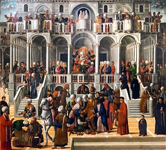 Accademia - San Marco risana Aniano - Giovanni Mansueti
