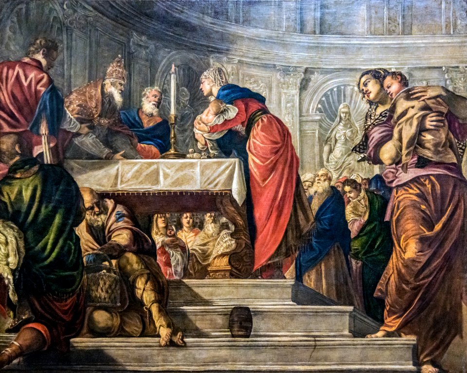 Accedemia - Presentazione di Gesù al tempio del Tintoretto