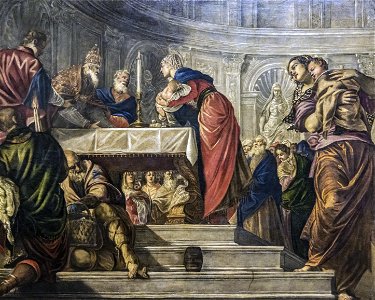 Accedemia - Presentazione di Gesù al tempio del Tintoretto