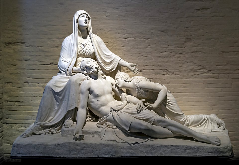 Accademia - Pietà by Bartolomeo Ferrari after Antonio Canova 1821 CAT.S.211
