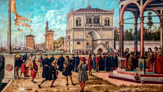 Accademia - Ritorno degli ambasciatori di Vittore Carpaccio Cat.574