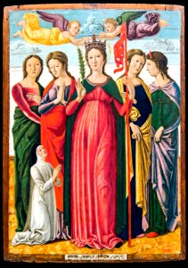 Accademia - Sant'Orsola con quattro sante e una monaca adorante - Cat.188