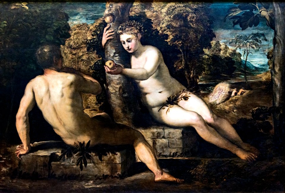 Accademia - The Temptation of Adam by Jacopo Tintoretto