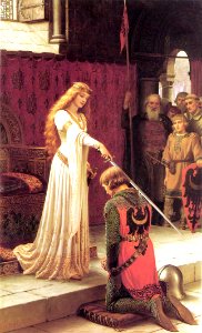 Accolade by Edmund Blair Leighton - complete