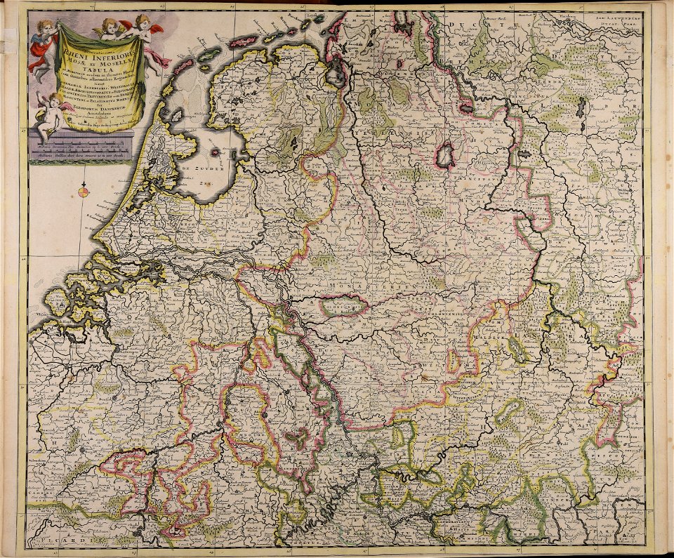 Accuratissima Rheni inferioris Mosae et Mosellae tabula - CBT 5873305