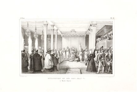 Acclamation du roi Dom Jean VI à Rio de Janeiro (3), da Coleção Brasiliana Iconográfica