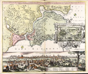 Accurate Vorstellung der Orientalisch-Kayserlichen Haupt-und Residenz-Stadt Constantinopel samt ihrer Gegend und... - CBT 5883940