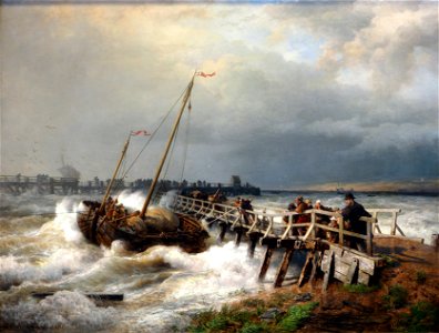 Achenbach Havarie am alten Pier@Albert König Museum20160904
