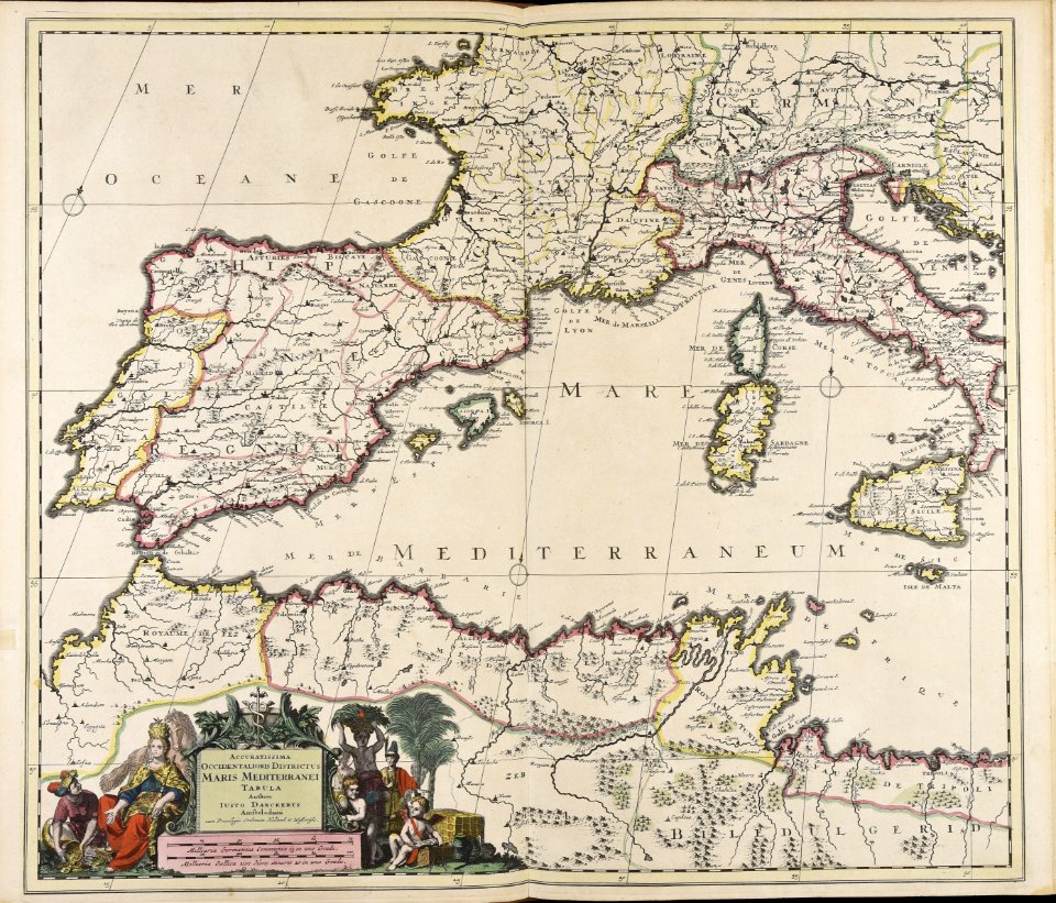 Accuratissima occidentalioris districtus maris Mediterranei tabula - CBT 5883628