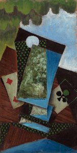 Ace of Clubs and Four of Diamonds C16528