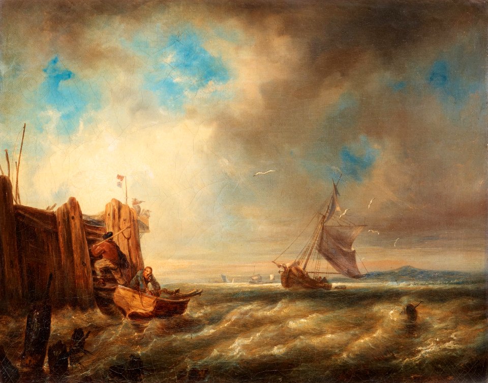Andreas Achenbach - Am Kai