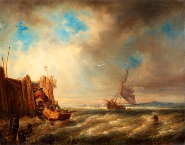 Andreas Achenbach - Am Kai