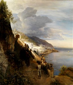 Oswald Achenbach Küste von Amalfi
