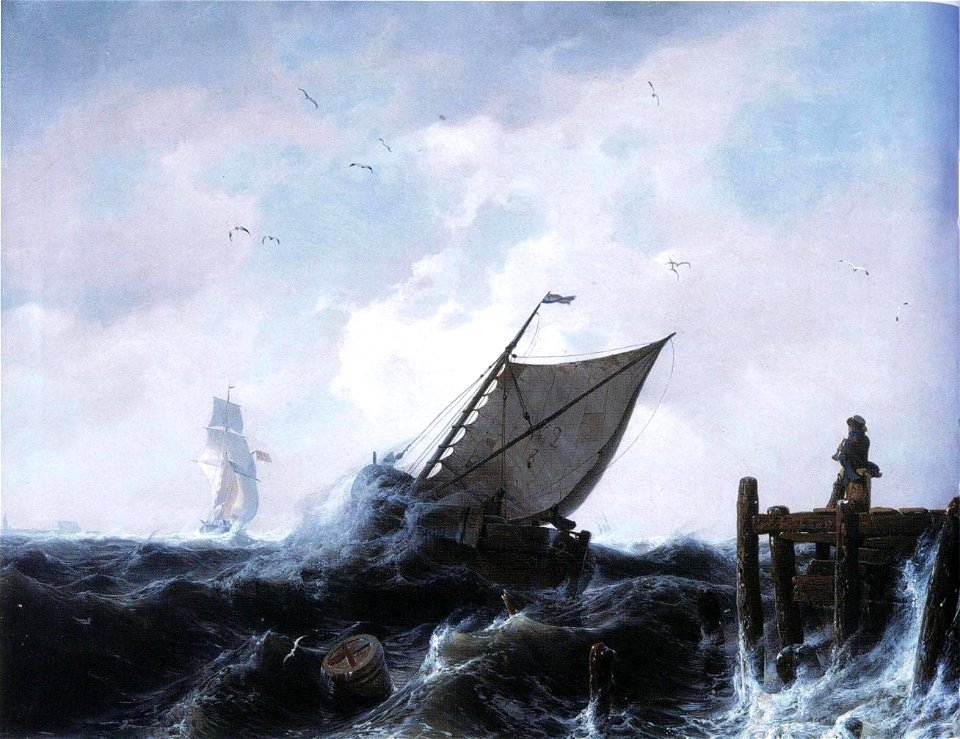 Achenbach, Storm on the Black Sea