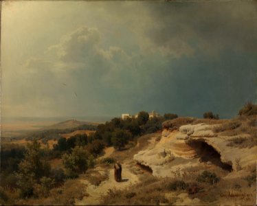 Oswald Achenbach - Italian Landscape - NG.M.00244 - National Museum of Art, Architecture and Design