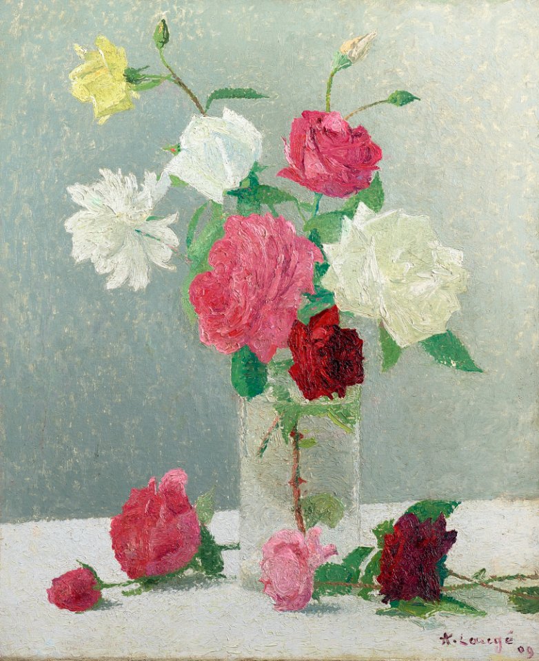 Achille lauge bouquet de roses d 6313606062733)