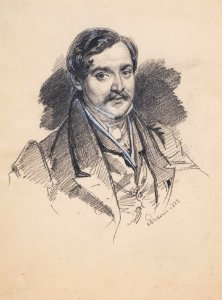 Achille Devéria - Deveria-98283 - Portrait of a Dandy - 1828