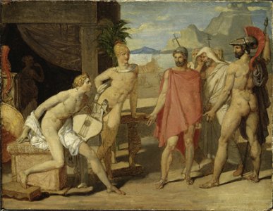 Achilles Receiving in his Tent the Envoys of Agamemnon (Jean-Auguste-Dominique Ingres) - Nationalmuseum - 19221