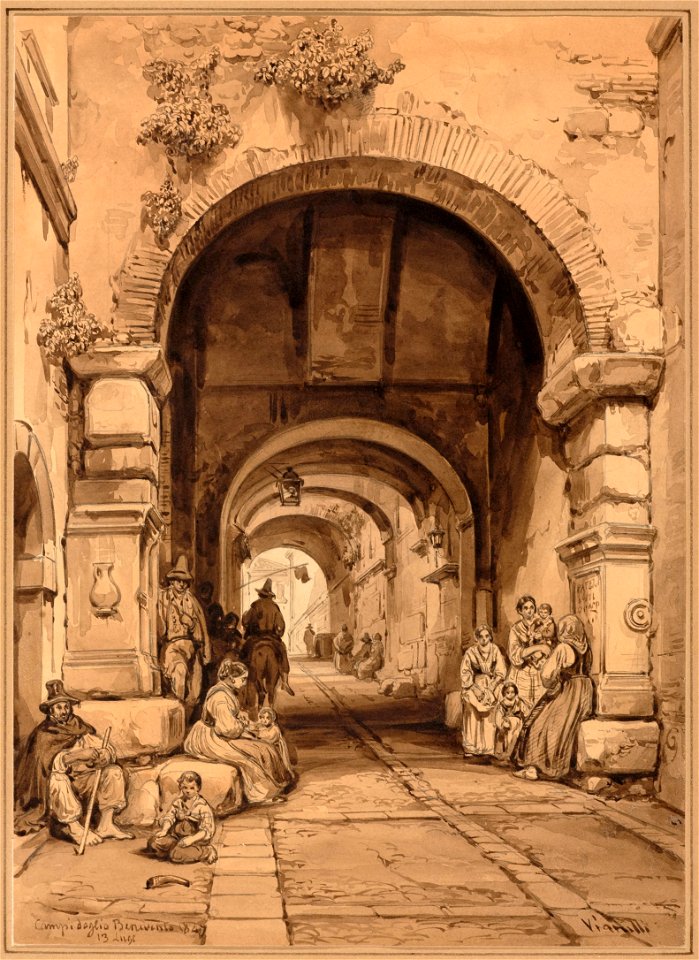 Achille Vianelli Campidoglio Benevento 1847