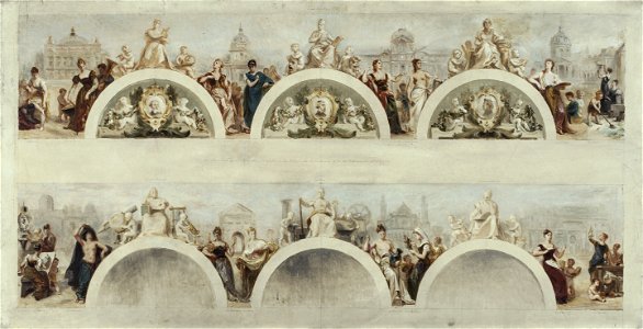 Achille Louis Joseph Sirouy - La Ville de Paris offre à toutes les Nations l'hospitalité de ses écoles d'art, de ses musées et de - PDUT1897 - Musée des Beaux-Arts de la ville de Paris