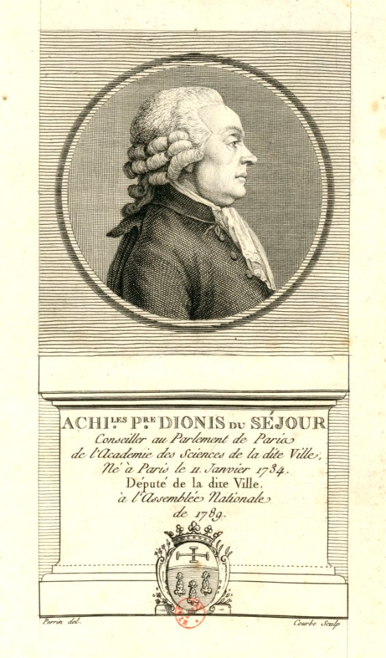 Achille Pierre Dionis du Séjour (Courbe & Perrin)