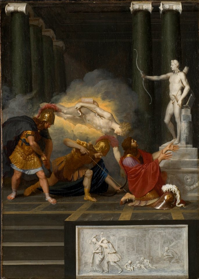 Achilles wounded in the Heel (Bertholet Flemalle d.ä.) - Nationalmuseum - 17431