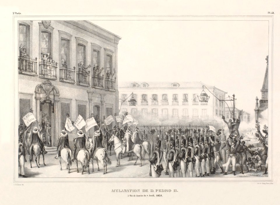 Aclamação de D. Pedro II AN