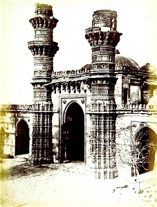 Achut Bibi's Mosque Ahmedabad 1866 Minarets