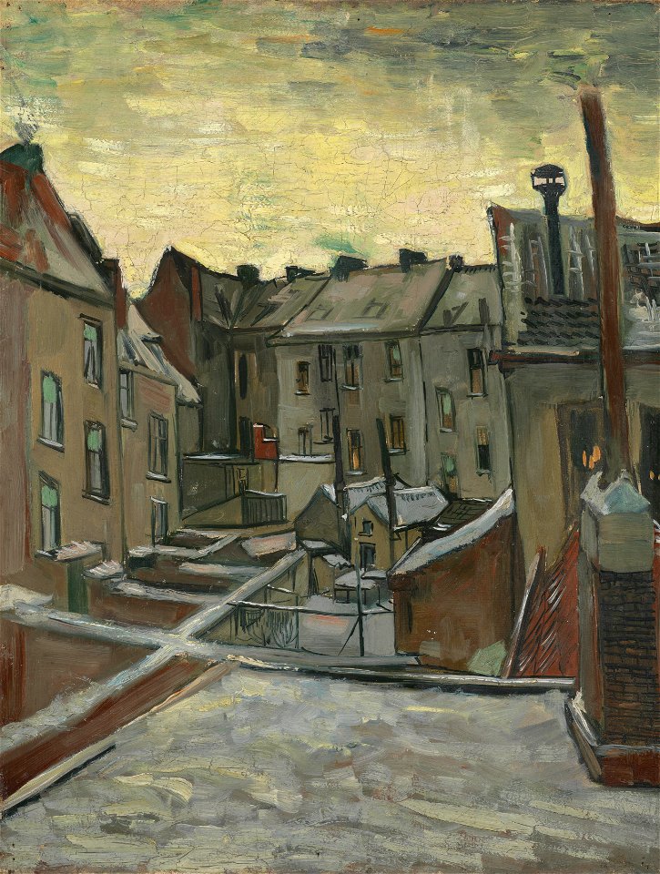 Achterkanten van huizen - s0142V1962 - Van Gogh Museum