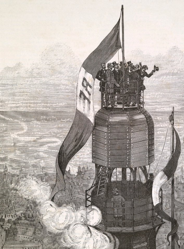 Achèvement de la Tour Eiffel, 1889