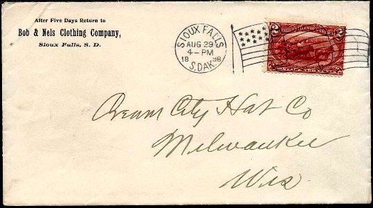 Acme involute flag machine cancel-1898