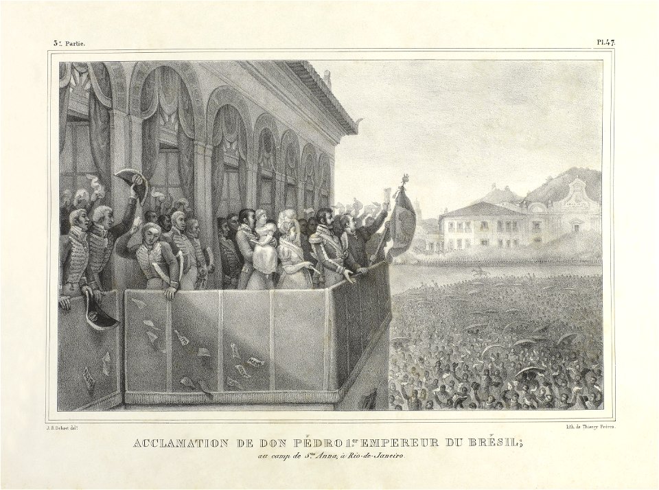 Aclamação de D. Pedro I como Imperador do Brasil AN