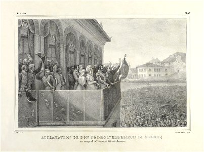 Aclamação de D. Pedro I como Imperador do Brasil AN