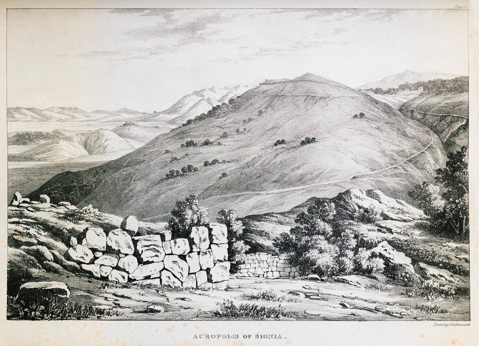 Acropolis of Signia - Dodwell Edward - 1834