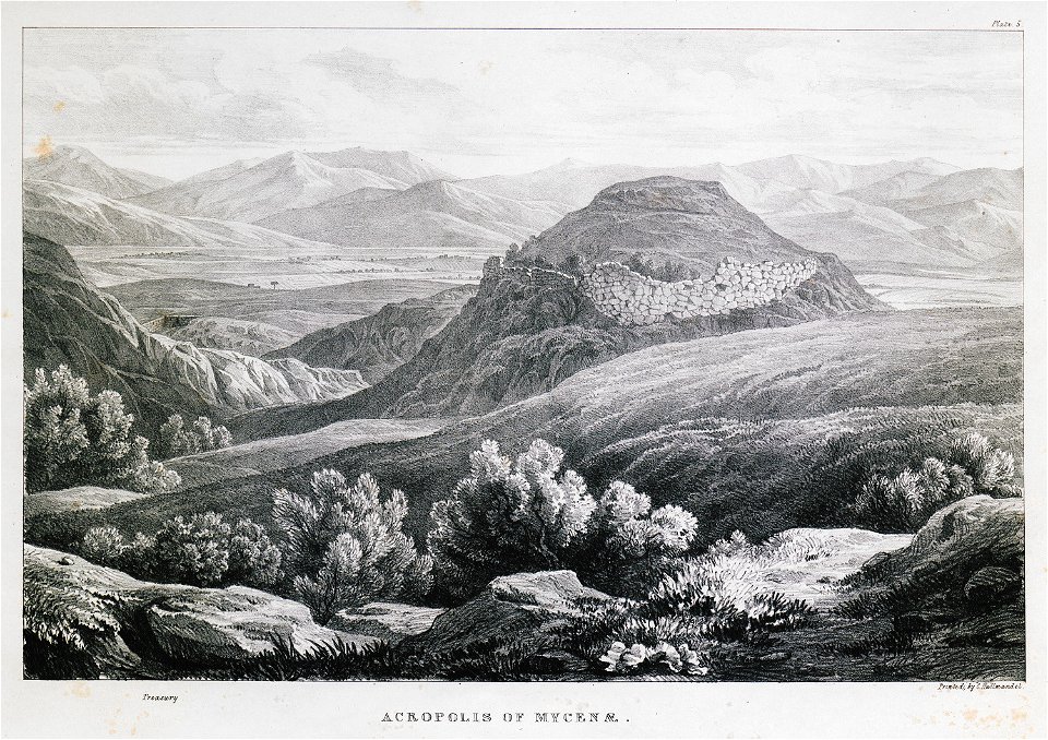 Acropolis of Mycenae - Dodwell Edward - 1834